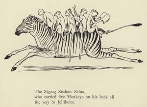 Zikzak Gayretli Zebra by Edward Lear